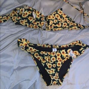 Sunflower bathing suit